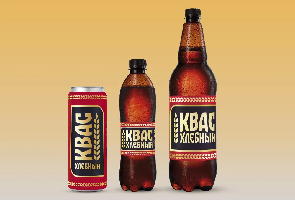 Любимый вкус Хлебного Кваса в новой упаковке